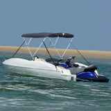 3-bow Bimini Top with Mesh Sidewalls 183xx137 cm 94843
