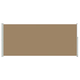 Retractable Side Awning Taupe 300 x 180 cm Polyester 42035307