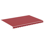 ZNTS Replacement Fabric for Awning Burgundy Red 3.5x2.5 m 311966