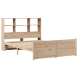 Bookcase Bed without Mattress 140x200cm Solid Wood Pine 3322471