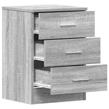 Bedside Cabinets 2 pcs Grey Sonoma 38x35x56 cm Engineered Wood 815324