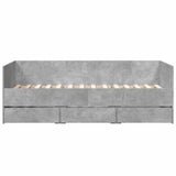 Daybed Concrete grey Engineered wood Small Single 3280835
