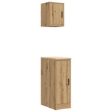 Garage Cabinets 2 pcs Artisan Oak Engineered Wood 3328295