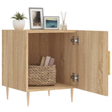 Bedside Cabinets 2 pcs Sonoma Oak 40x40x50 cm Engineered Wood 827539