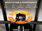 Exercise Bike with Adjustable Seat, LCD Display for Home Gym T3398P553460
