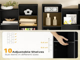 21-Compartment Bookshelf - Black T3398P423854
