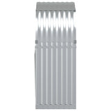 Log Holder Silver 80x45x120 cm Galvanised Steel 364589