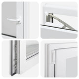 Basement Window RISOR 60x60 cm Tilt&Turn DIN Left White 4108301