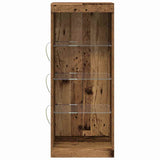 LED Sideboard Old Wood 41 x 37 x 100 cm Engineered Wood 863054