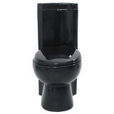 WC Ceramic Toilet Bathroom Corner Toilet Black 141134
