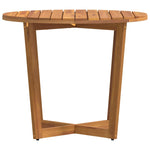 Garden Dining Table Round 90x75 cm Solid Wood Acacia 4108134