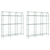 Garden Trellises for Climbing Plants 2 pcs U-Shape Steel 3281498