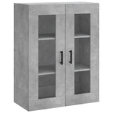 Highboard Concrete Grey 69.5x34x180 cm Engineered Wood 3198285