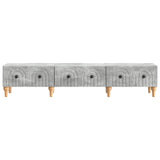 TV Cabinet Concrete Grey 147 x 34.5 x 30 cm Engineered Wood 894248