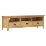 TV Cabinet Hill Honey Brown 158x40x47 cm Solid Pine Wood 288927