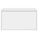 Bench White Engineered Wood 80x40x45 cm Bench Rectangular 808666