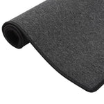 ZNTS Carpet Runner Anthracite 80x250 cm 326965