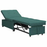Sofa Bed Dark Green 194 x 50 x 82 cm Plywood 42008586