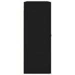 Wall Mounted Cabinets 2 pcs Black Engineered Wood 3197914