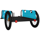 Bike Trailer Blue and Black Oxford Fabric and Iron 94198