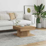 Coffee Table Artisan Oak 55x55x30 cm Engineered Wood 856633