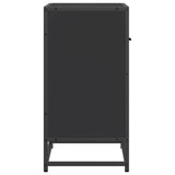 Bedside Cabinet Black 60x31x60 cm Engineered Wood and Metal 848694