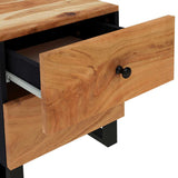 Bedside Cabinets 2 pcs 40x33x46 cm Solid Wood Acacia 345217