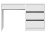 Desk with Drawer White 90 x 37.5 x 75 cm Engineered Wood 869490