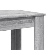 Bar Table Grey Sonoma 51x50x103.5 cm Engineered Wood 854405