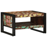 Coffee Table Multicolour 70x50x38 cm Solid Wood Reclaimed 4102711