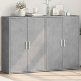 Sideboards 2 pcs Concrete Grey 60x31x84 cm Engineered Wood 3276570