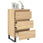 ZNTS Bedside Cabinets 2 pcs Sonoma Oak 40x35x69 cm Engineered Wood 826947