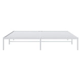 Metal Bed Frame without Mattress White 183x213cm 350918