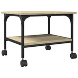 Printer Stand 2-Tier Sonoma Oak 50x40x38 cm Engineered Wood 842282