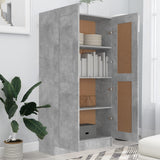 Book Cabinet Concrete Grey 82.5x30.5x150 cm Engineered Wood 802727