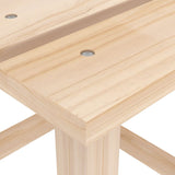 Garden Adirondack Chair with Table Solid Fir Wood 315922