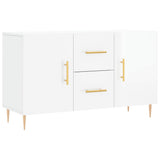 Sideboard High Gloss White 100x36x60 cm Engineered Wood 828158