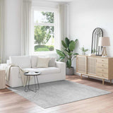 Anti-slip Shaggy Rug Grey 200 x 200 cm PP 4019778