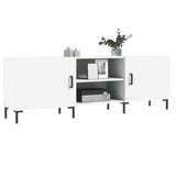 TV Cabinet White 150x30x50 cm Engineered Wood 829100