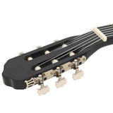 12 Piece Classical Guitar Beginner Set Black 4/4 39 70111