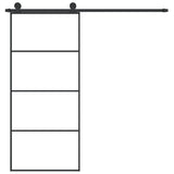 Sliding Door with Hardware Set 90x205 cm ESG Glass&Aluminium 3152148