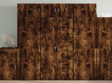 Highboard Smoked Oak 70x42.5x185 cm Engineered Wood 3281424