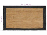 Area Rugs Dark Grey 240 x 340 cm Jute 42010698