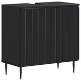 Bathroom Sink Cabinet ZWOLLE Black 59.5 x 31.5x 59 cm 896346