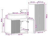 Bathroom Furniture Set 2 pcs Artisan Oak 33 x 34.5 x 100 cm 3406132