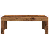 ZNTS Coffee Table Old Wood 102x50x35 cm Engineered Wood 856682