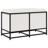 Garden Planter White 80x40x50 cm Solid Wood Pine 847029
