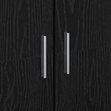 Highboard 80 x 35 x 180 cm Engineered Wood Black oak 3365563