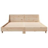 Bed Frame without Mattress 120x200 cm Solid Wood Pine 850731