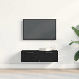 Wall Cabinet Black Oak 68 x 30 x 20 cm Engineered Wood 862776